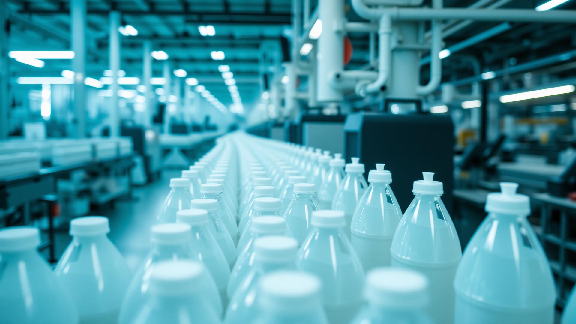 HDPE bottle manufacturing line at 3S Technoplast